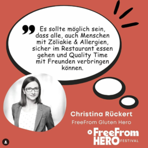 Christina Rückert, Free From Hero Festival, Medienpartner Culinary Ladies